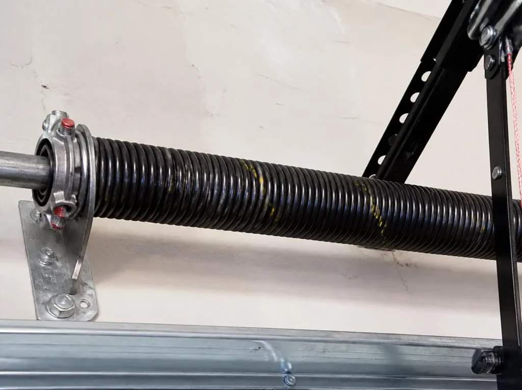 Garage door spring broken how to open