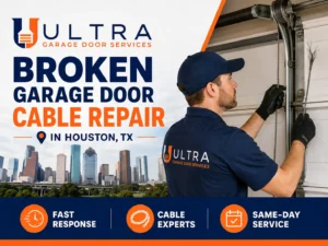 Broken Garage Door Cable Repair in Houston, TX — Fast Fix