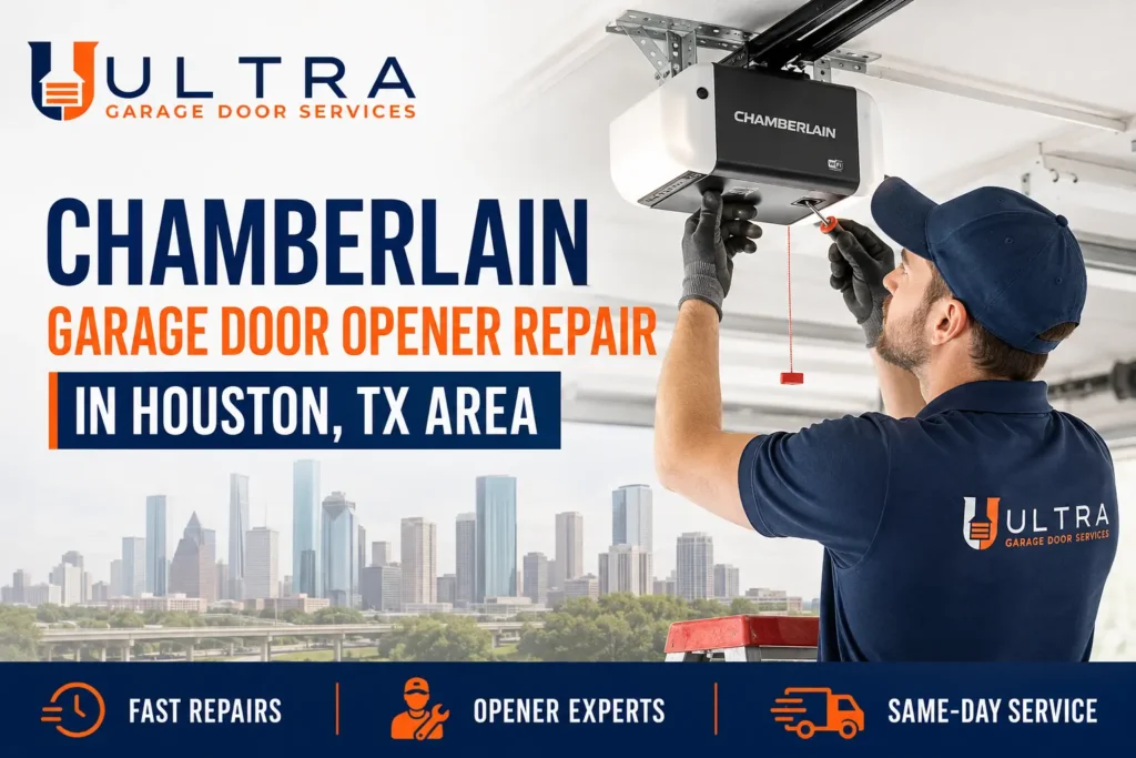 Chamberlain Garage Door Opener Repair in Houston, TX Area